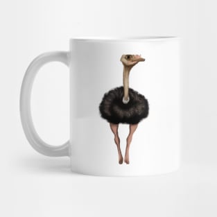 Cute Ostrich Drawing Mug